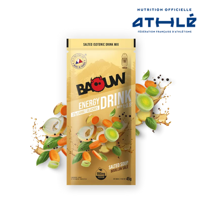 BAOUW ISOTONIC energiedrank zoute bouillon 45 g