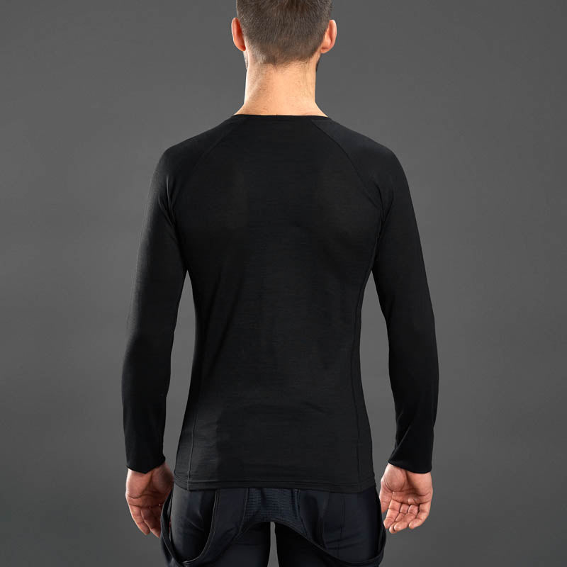 GRIPGRAB MERINO BLEND THERMAL Long-Sleeve Base Layer Black
