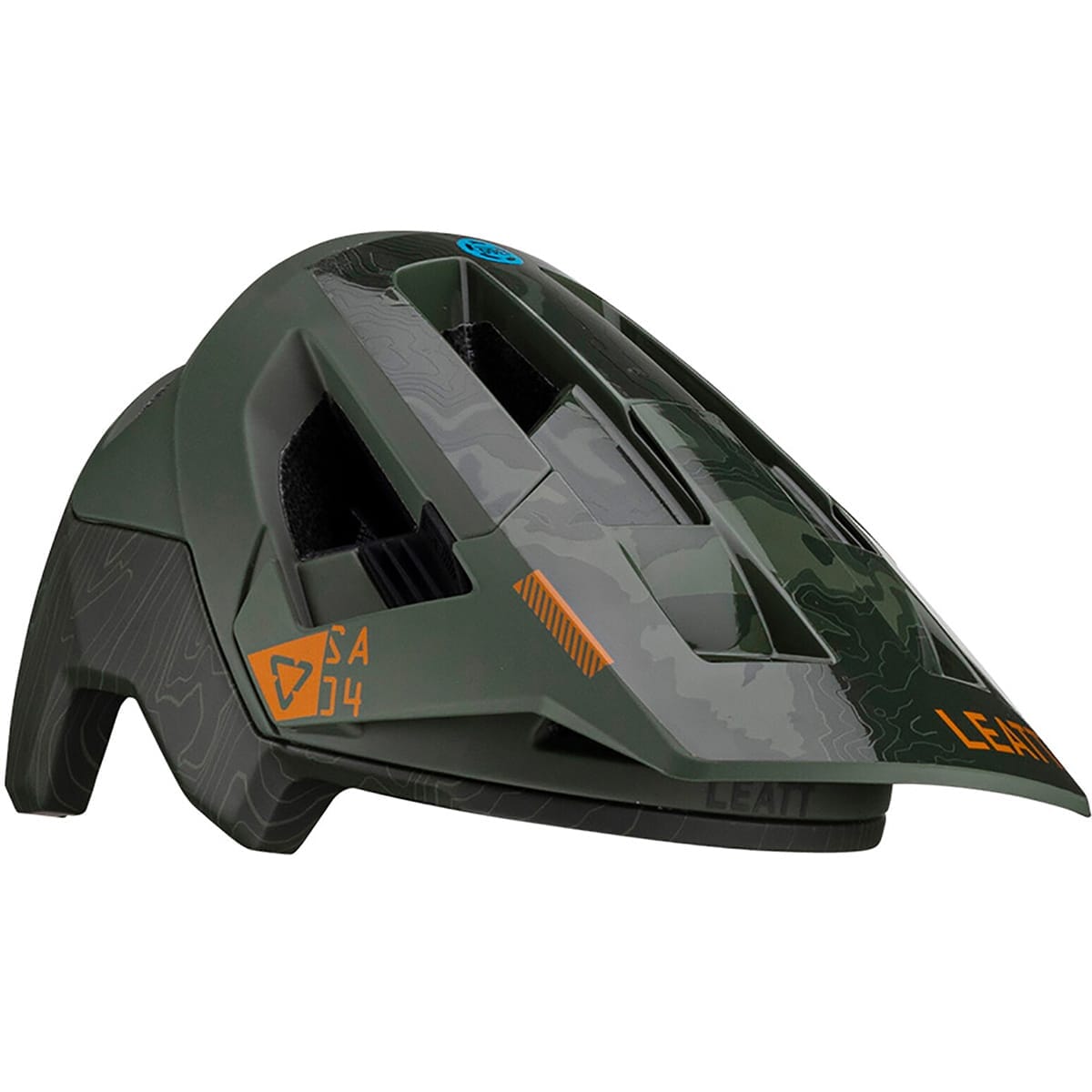 МТБ Каска LEATT MTB ALL MOUNTAIN 4.0 Зелена