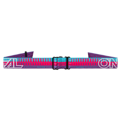 Brilles O'NEAL B-10 STRIPED Rozā/Violetas Caurspīdīgs stikls