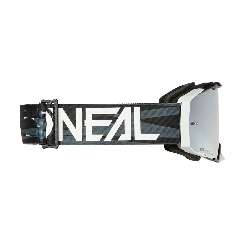Maska O'NEAL B-33 ICTUS Černá/Bílá Zorník Silver Mirror