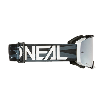 O'NEAL B-33 ICTUS Goggle Black/White Silver Mirror Lens