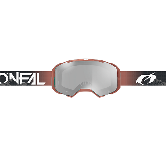 O'NEAL B-22 COVERT Masker Zwart/Rood Clear Lens