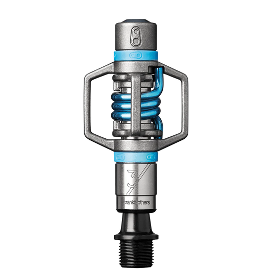 Pedalen CRANKBROTHERS EGG BEATER 3 Zilver/Blauw