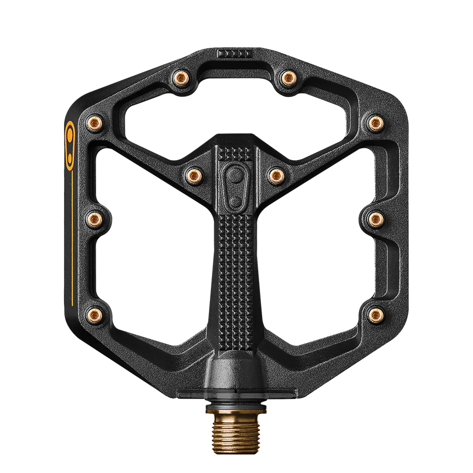 CRANKBROTHERS STAMP 11 Small Flat Pedals Black/Gold