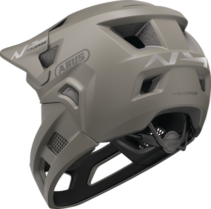 MTB kaciga ABUS YOUDROP FF Junior Dust Siva