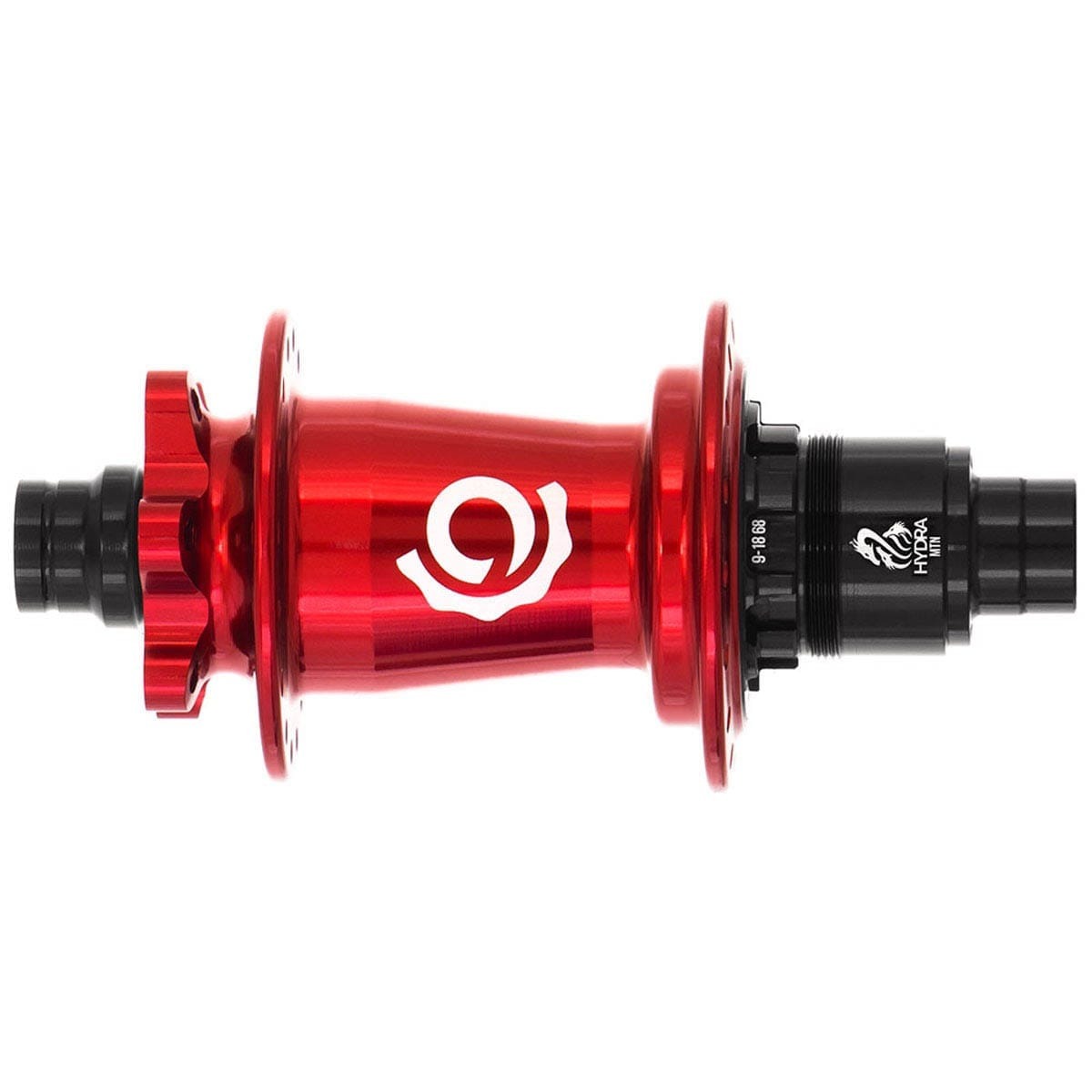 Achterwielnaaf INDUSTRIE NINE Hydra 12x148 mm Boost 6 Gaten Sram Rood