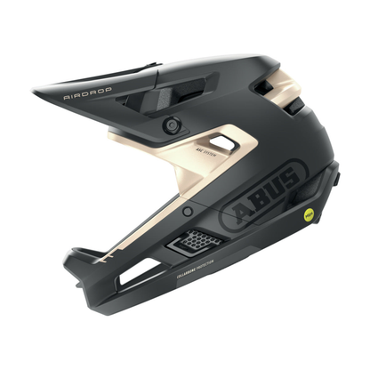 Cască MTB ABUS AIRDROP MIPS Negru/Auriu