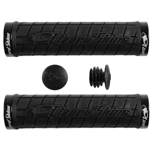 Chwyty LIZARD SKINS LOGO Lock-On Czarne