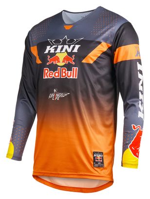 Långärmad O'NEAL MXC Kini Red Bull 2.0-tröja grå/orange – framifrån