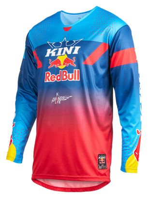 Långärmad O'NEAL MXC Kini Red Bull 2.0-tröja blå/röd – framifrån