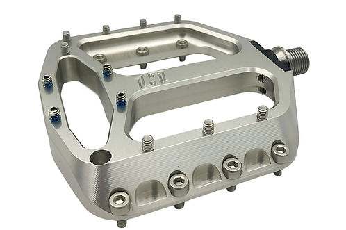 Plattformspedaler HXR COMPONENTS med stålaxel, obehandlade