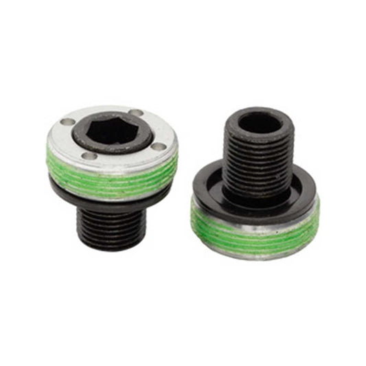 Pair of Self-Extracting Crank Bolts and Caps SRAM M12/M22 Truvativ Howitzer #11.6900.002.040
