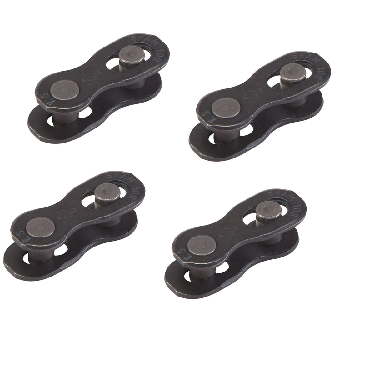 Szybkozłączki 10-rzędowe SRAM POWERLOCK Srebrny (x4)