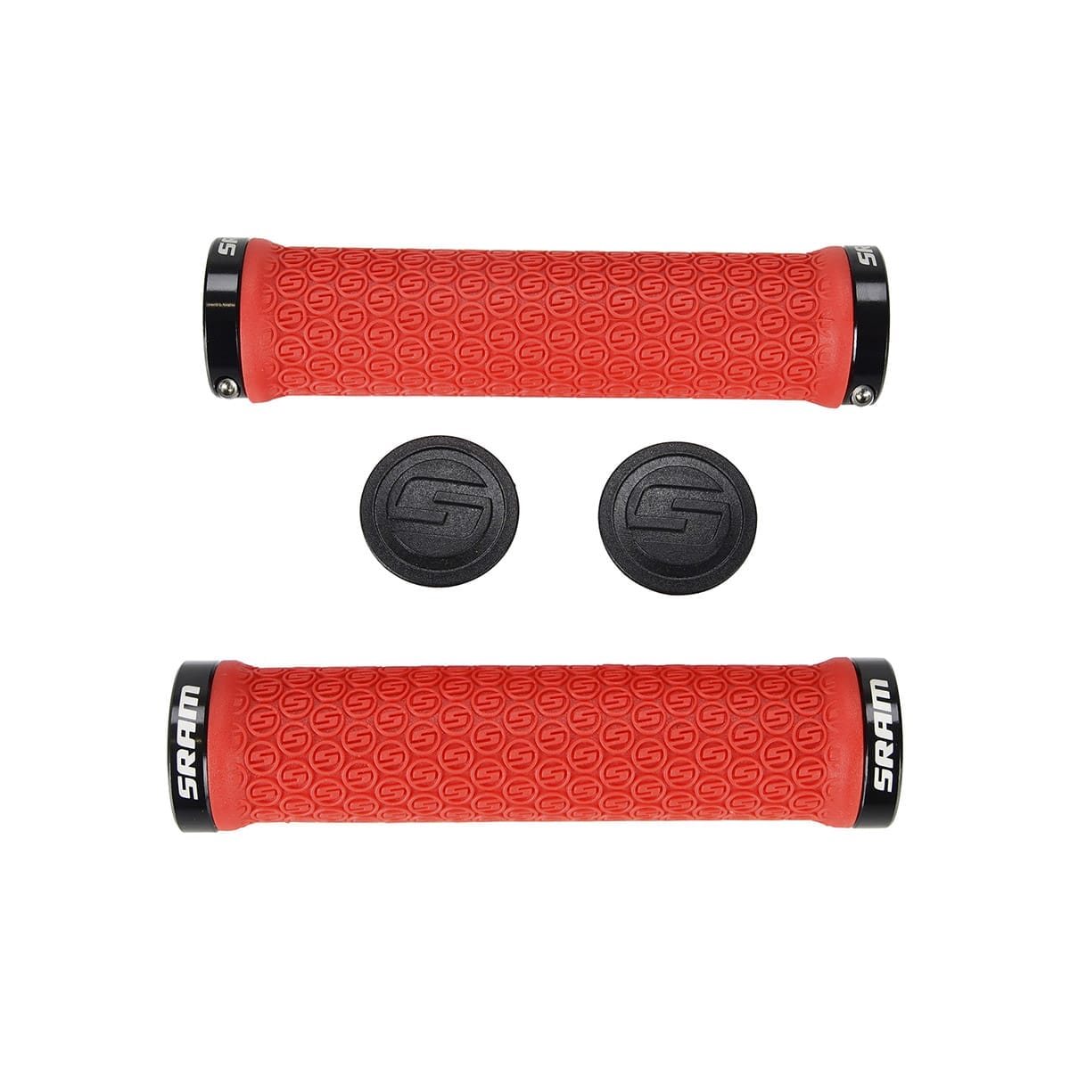 Greb SRAM Lock-On 130mm Rød