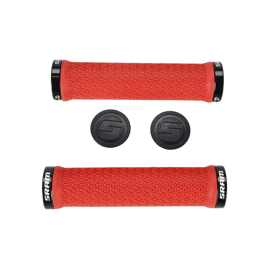 Chwyty SRAM Lock-On 130mm Czerwone