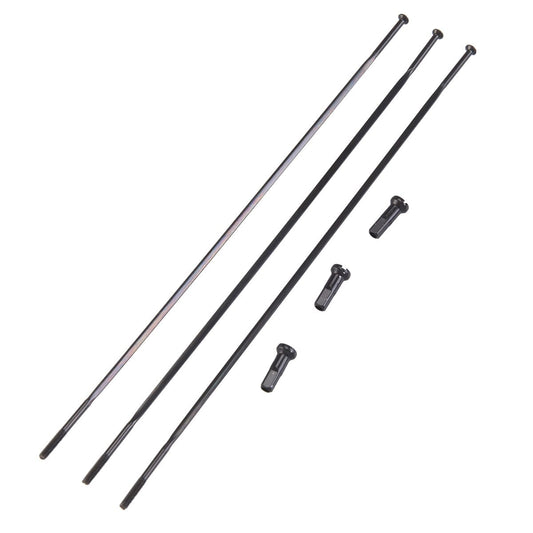 Κιτ 3 Ίσιων Εξωτερικών Ακτίνων ZIPP 808 CX RAY Μαύρο 210 mm