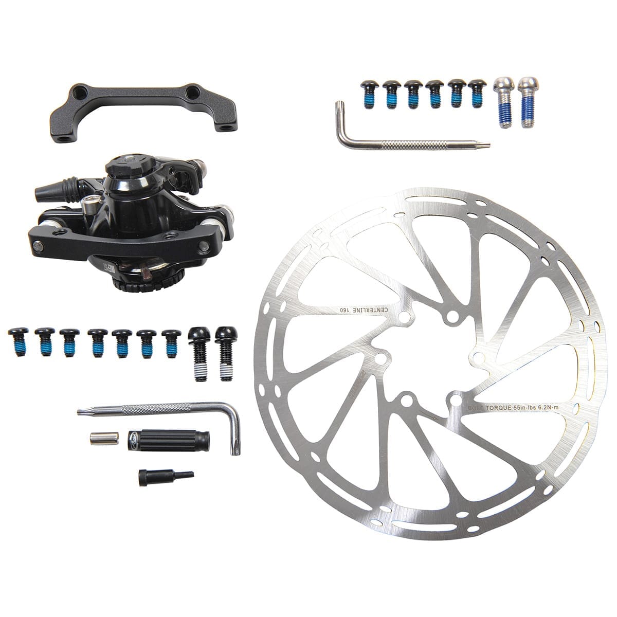 Δαγκάνα Μηχανικού Δισκόφρενου Εμπρός SRAM BB7 Road + Δίσκος