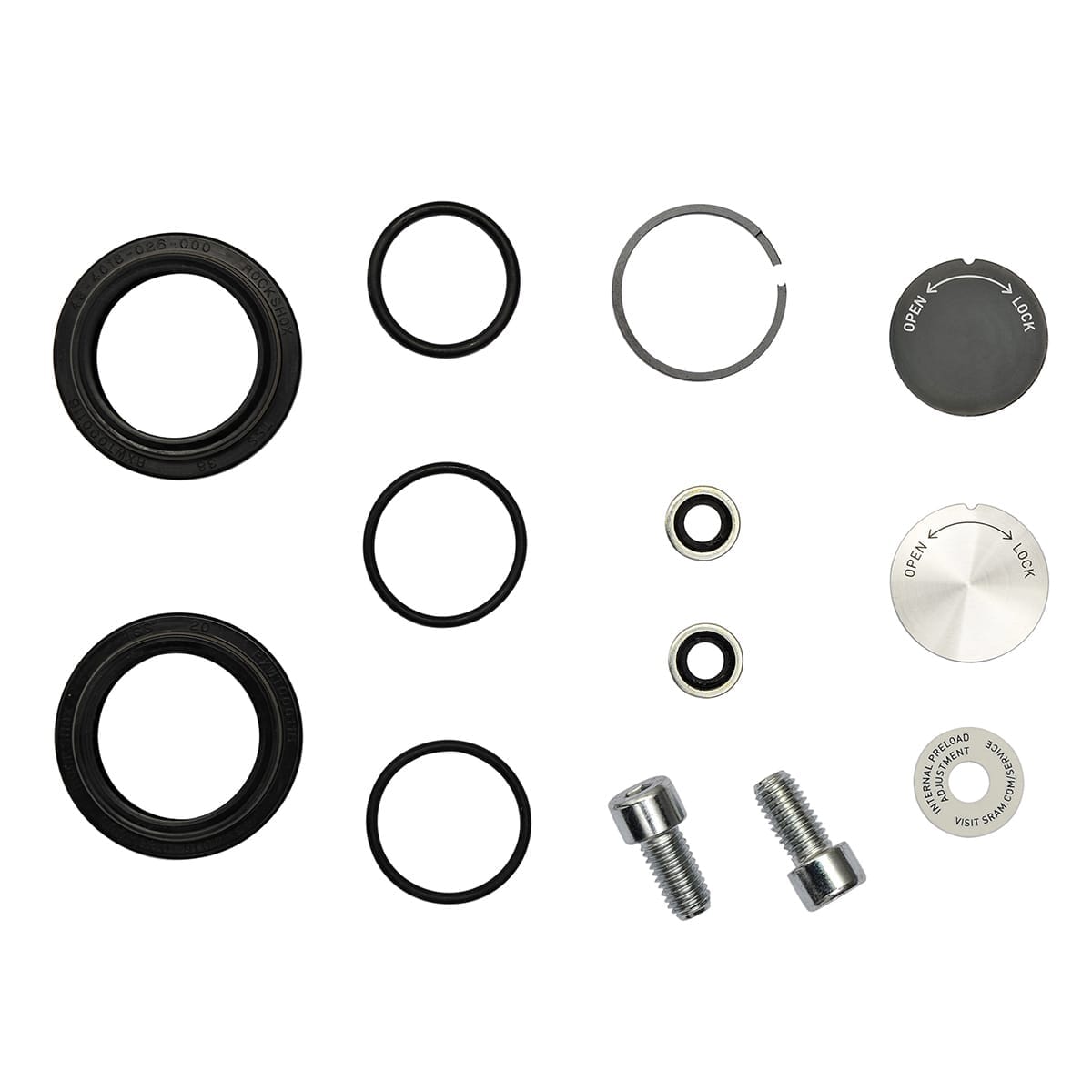 ROCKSHOX PARAGON SILVER COIL A1 Basic Seal Kit #00.4315.032.560