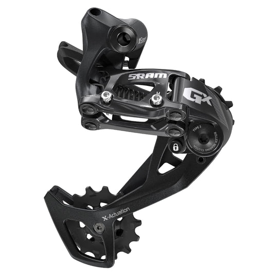 Bagdérailleur SRAM GX 2x11V Mellemlang Bur Sort