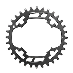 SRAM X-SYNC 11-Speed 94mm Holes Steel Black Single Chainring