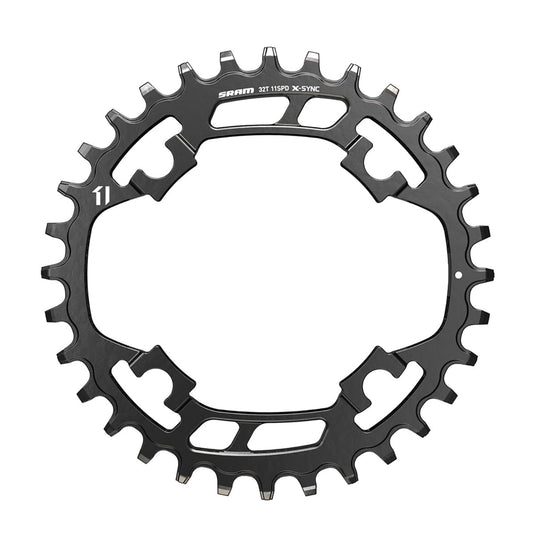 Enkelt kædehjul SRAM X-SYNC 11V Huller 94mm Sort stål