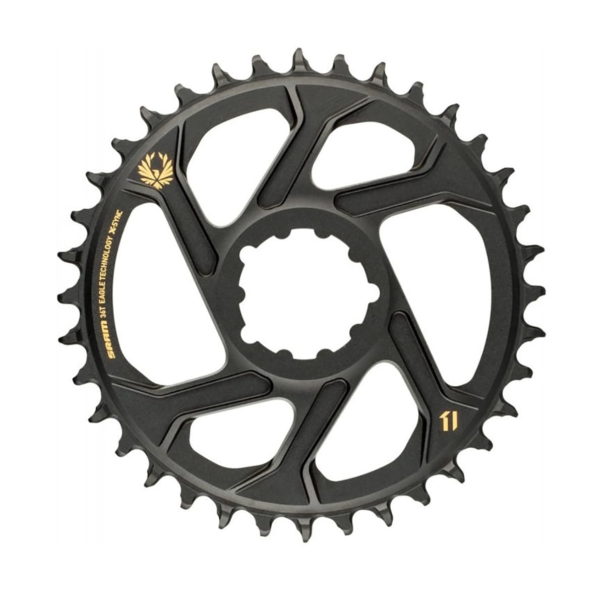 Μονό Πλατό SRAM EAGLE X-SYNC2 NARROW WIDE 12V Direct Mount Offset 6 mm Χρυσό