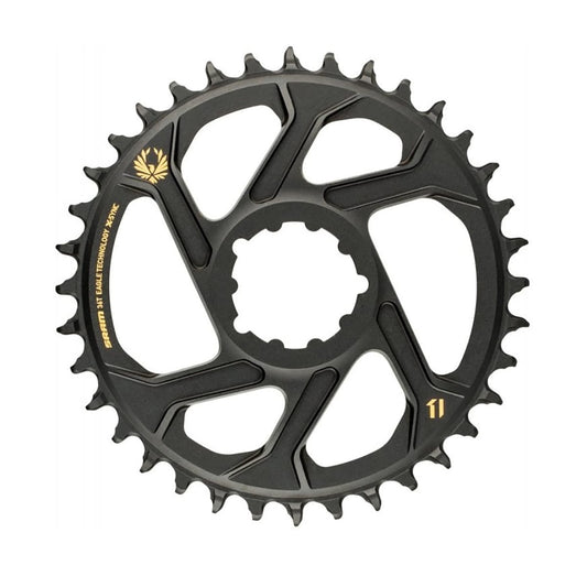 SRAM X-SYNC2 EAGLE BOOST 12V Direct Mount Offset 3mm Alu sort/guld enkelt kædehjul