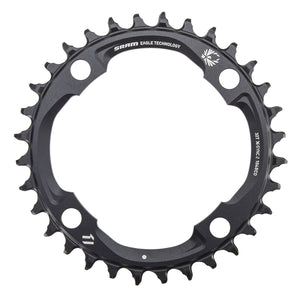 Μονό Πλατό SRAM EAGLE X-SYNC2 12 V 4 Οπές 104 mm