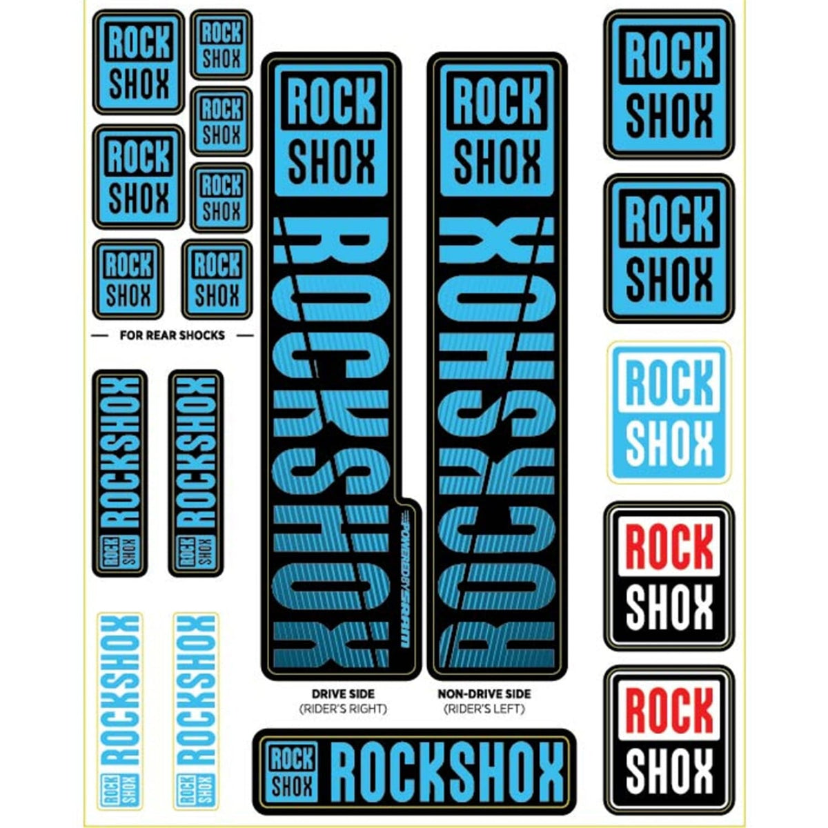 Tarra-avaruus yksinkertaisille haarukoille ROCKSHOX Sukeltajat 35 mm (2018+) Sininen