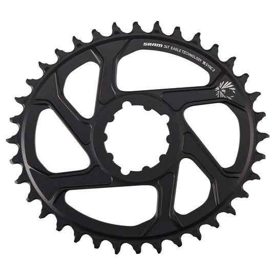 SRAM OVAL X-SYNC2 EAGLE BOOST Direct Mount Offset 3mm Alu Black Single Chainring