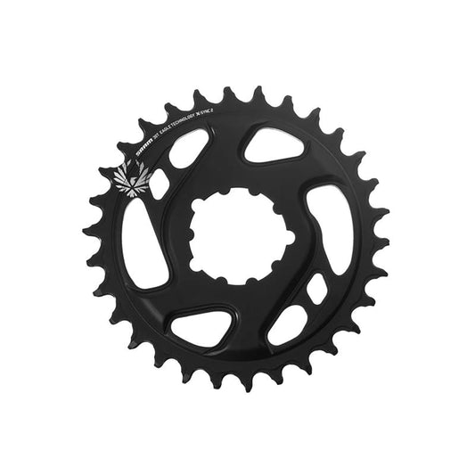 Mono Klinge SRAM X-SYNC2 EAGLE BOOST 12V Direct Mount Offset 3mm Smedet Alu Sort