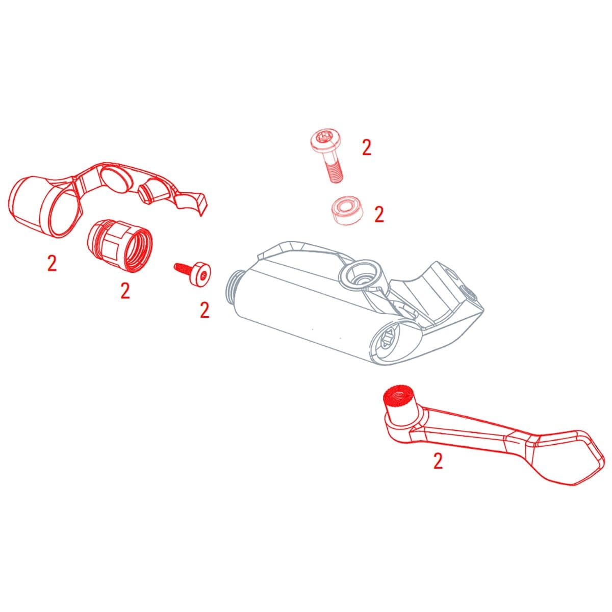 Maintenance Kit for ROCKSHOX REVERB Handlebar Remote 1X #11.6818.048.000