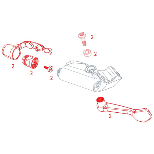 Maintenance Kit for ROCKSHOX REVERB Handlebar Remote 1X #11.6818.048.000