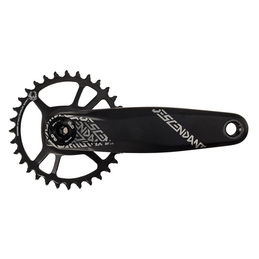 12-Speed Crankset TRUVATIV EAGLE DESCENDANT ALU 6K DUB Direct Mount Black