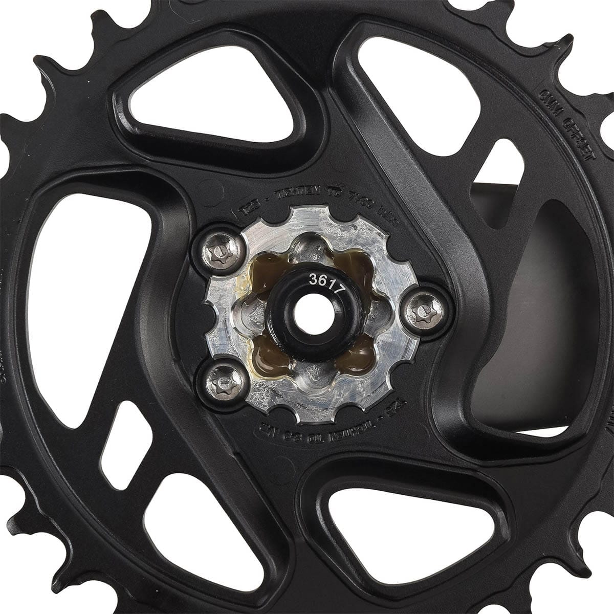 12V krankarmssæt TRUVATIV EAGLE DESCENDANT CARBON DUB Direct Mount Sort