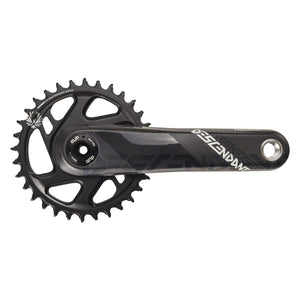12V crankstel TRUVATIV EAGLE DESCENDANT CARBON BOOST DUB Direct Mount Zwart