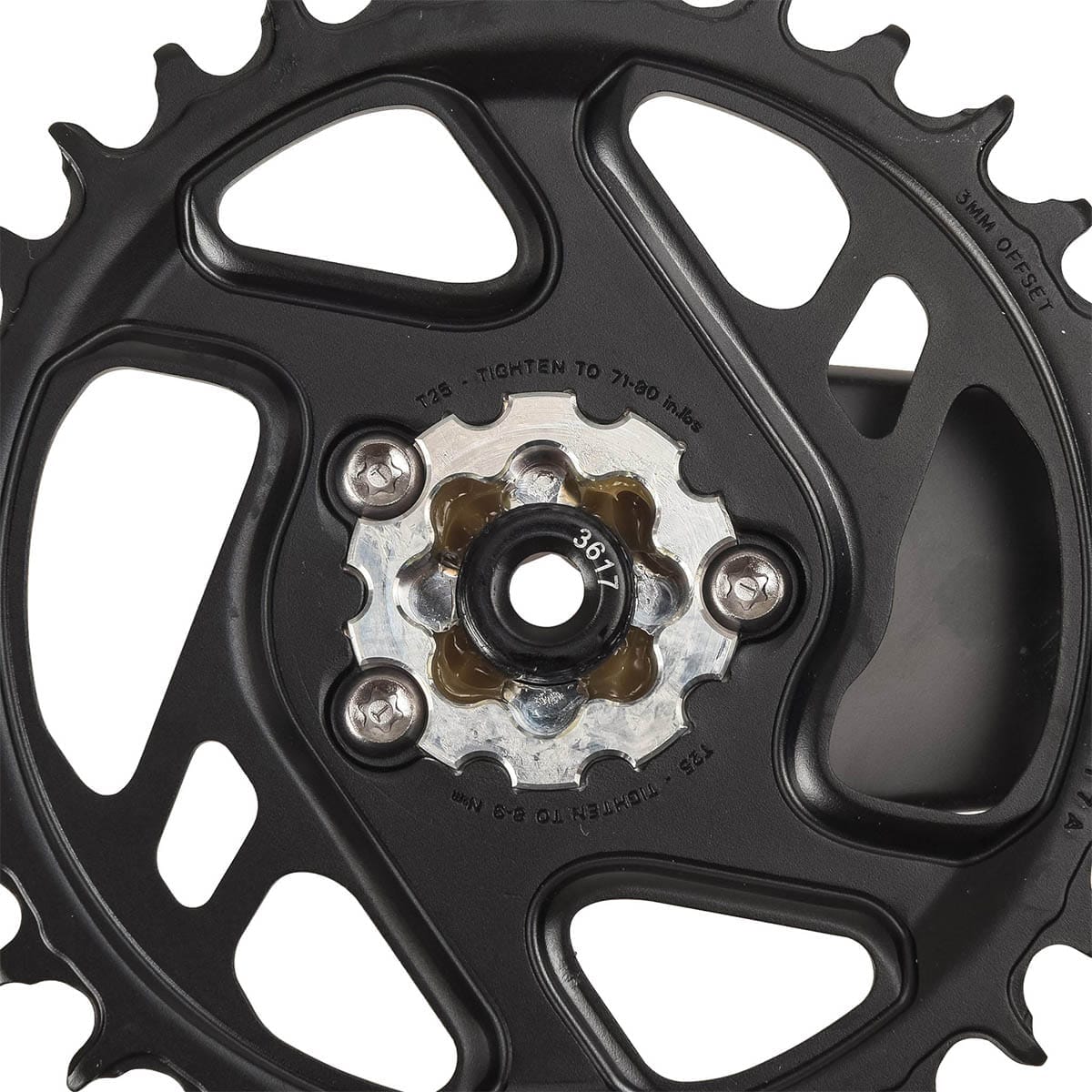 12V kranksæt TRUVATIV EAGLE DESCENDANT CARBON BOOST DUB Direct Mount Sort