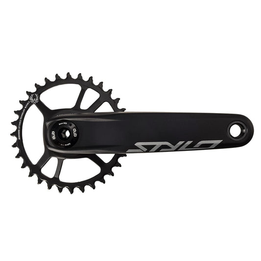 12V TRUVATIV EAGLE STYLO ALU 6K X-SYNC2 DUB Direct Mount Black Crankset