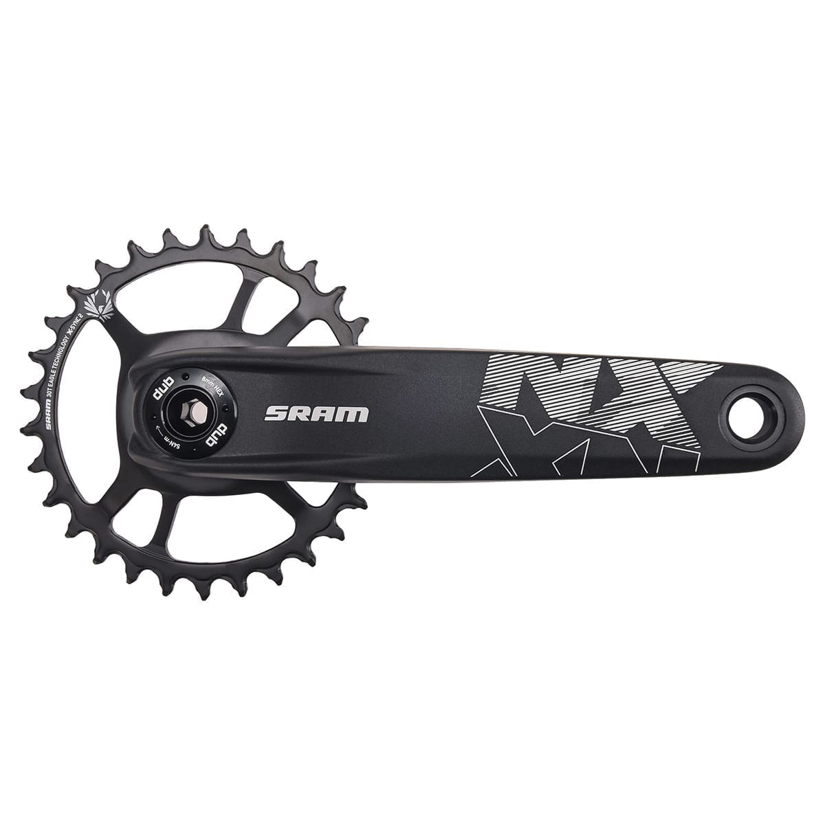 Kranksæt 12V SRAM EAGLE NX FAT BIKE 4' X-SYNC2 DUB Direct Mount