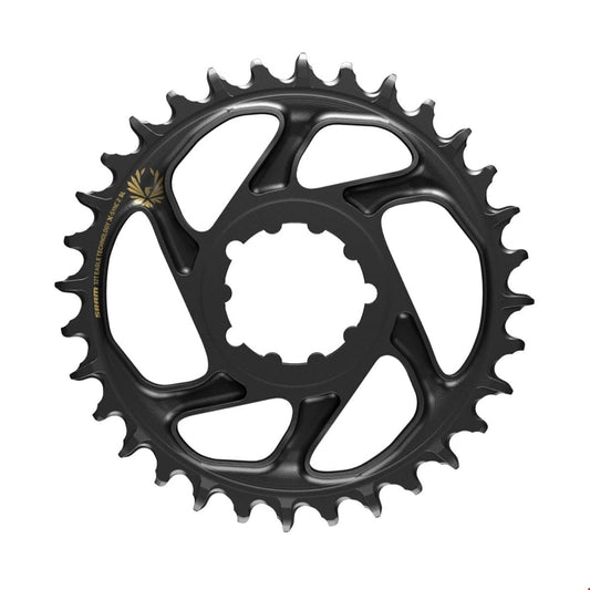 Enkelvoudig Kettingblad SRAM X-SYNC 2 SL EAGLE BOOST 12V Direct Mount Offset 3 mm Goud