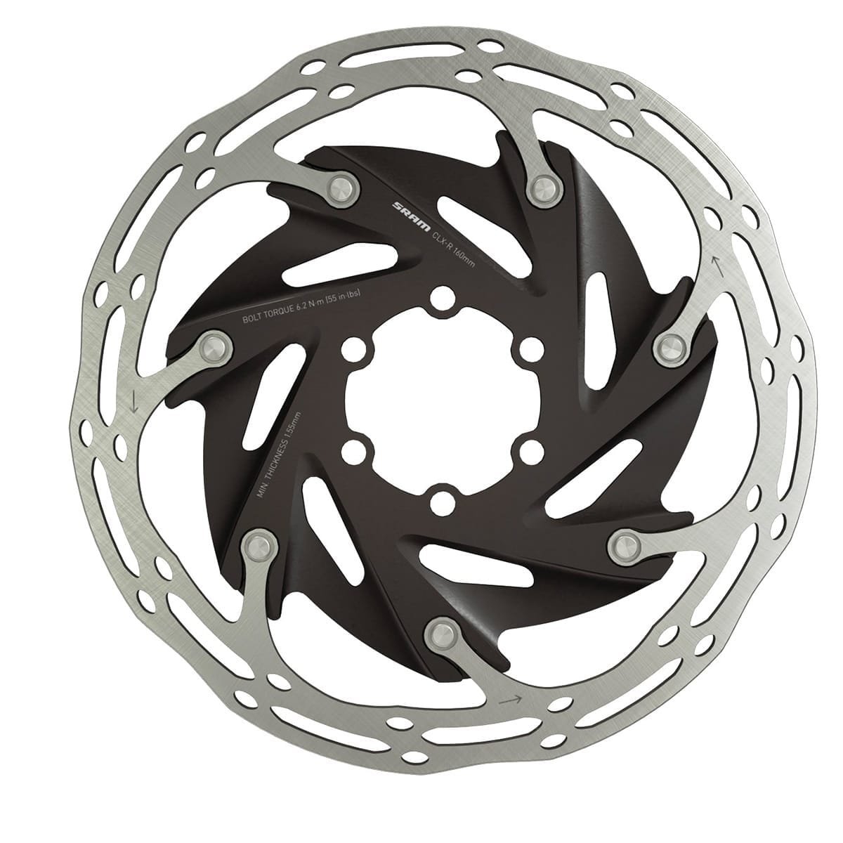 SRAM CENTERLINE XR skive 6 huller sort