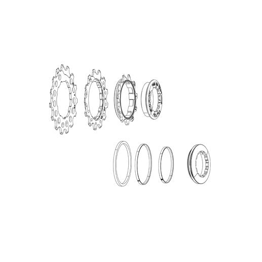 Replacement Sprocket Kit SRAM Eagle PG-1210/1230 #11.2418.008.000