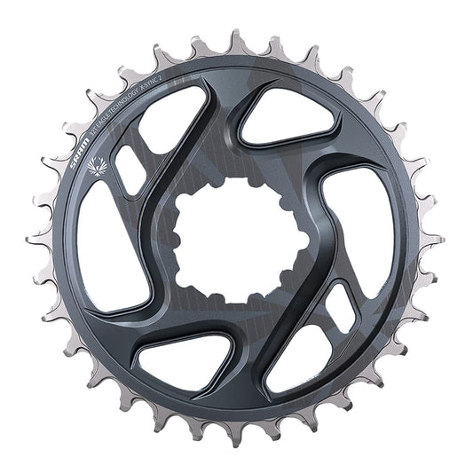 Enkelt Kædeblad SRAM X-SYNC 2 EAGLE 12V Direct Mount Offset 6 mm Månegrå