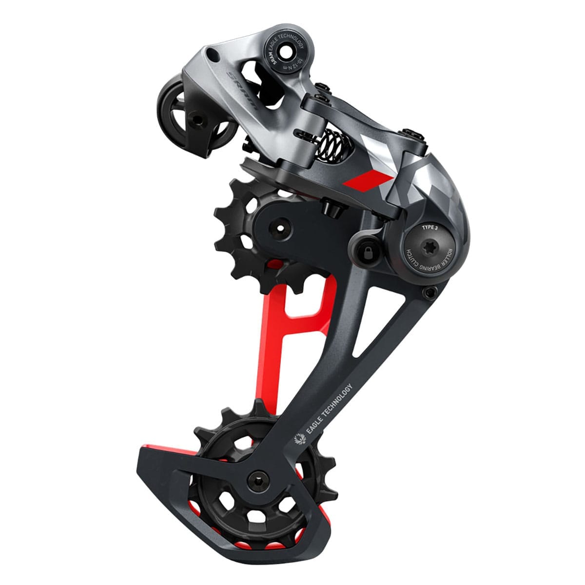 SRAM X01 EAGLE 12V Long Cage Rear Derailleur Red