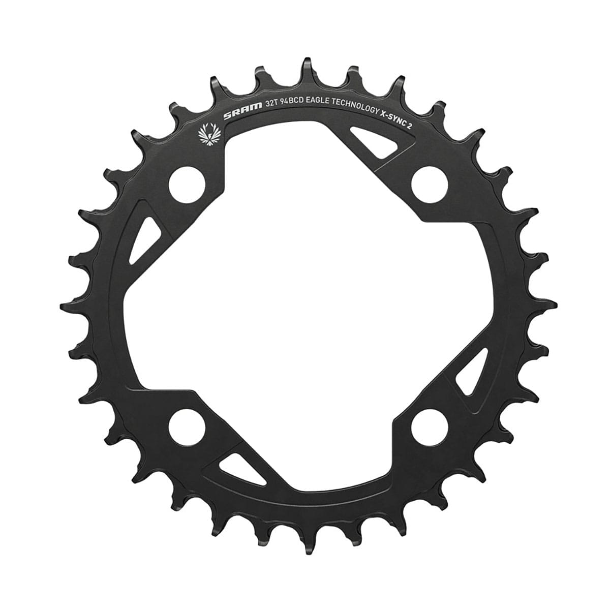 Enkeltklinge SRAM X-SYNC 2 94BCD EAGLE EMTB 12V 4 Huller 94mm