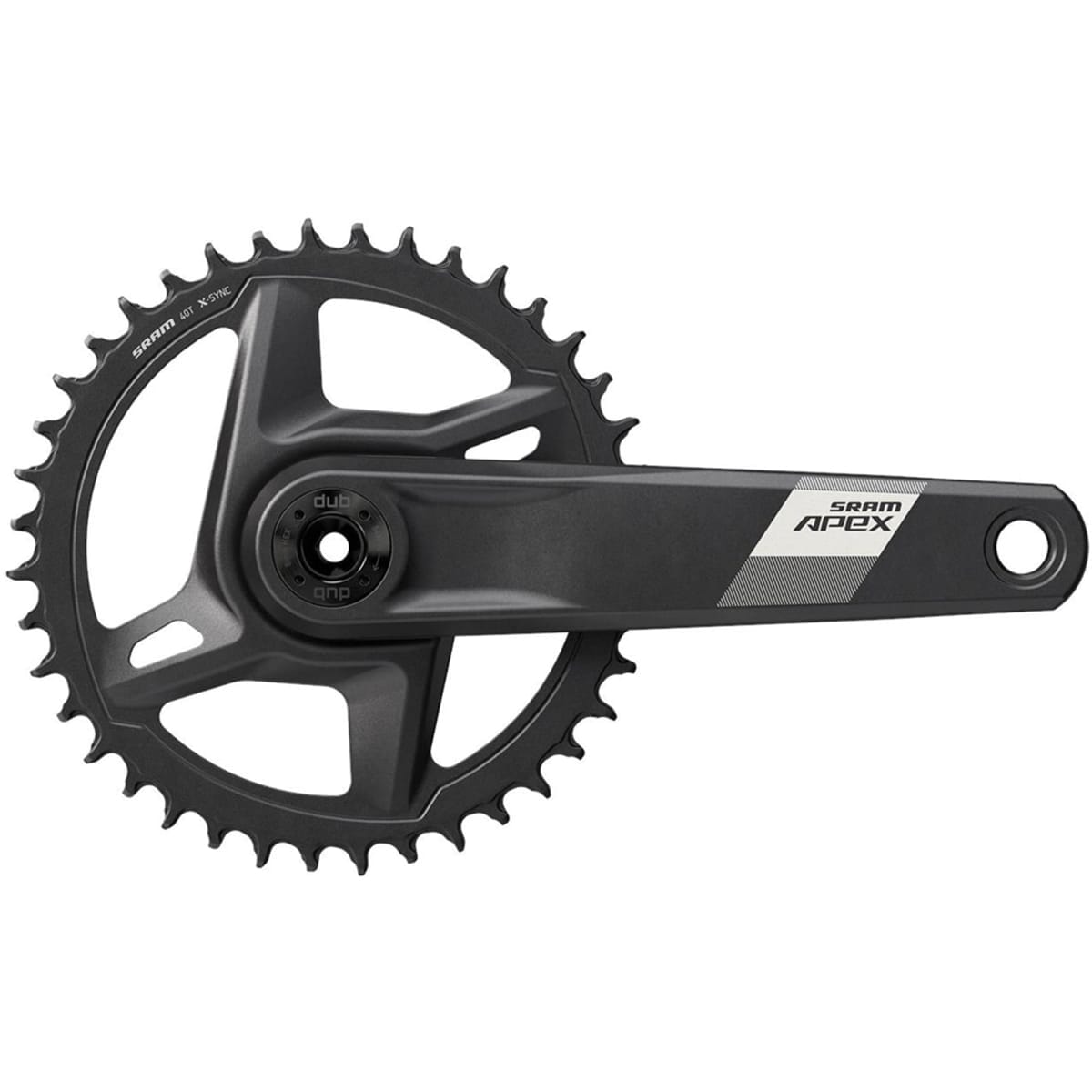 Kranksæt 12V SRAM APEX D1 DUB Mono Direct Mount Cannondale Ai 83mm Sort