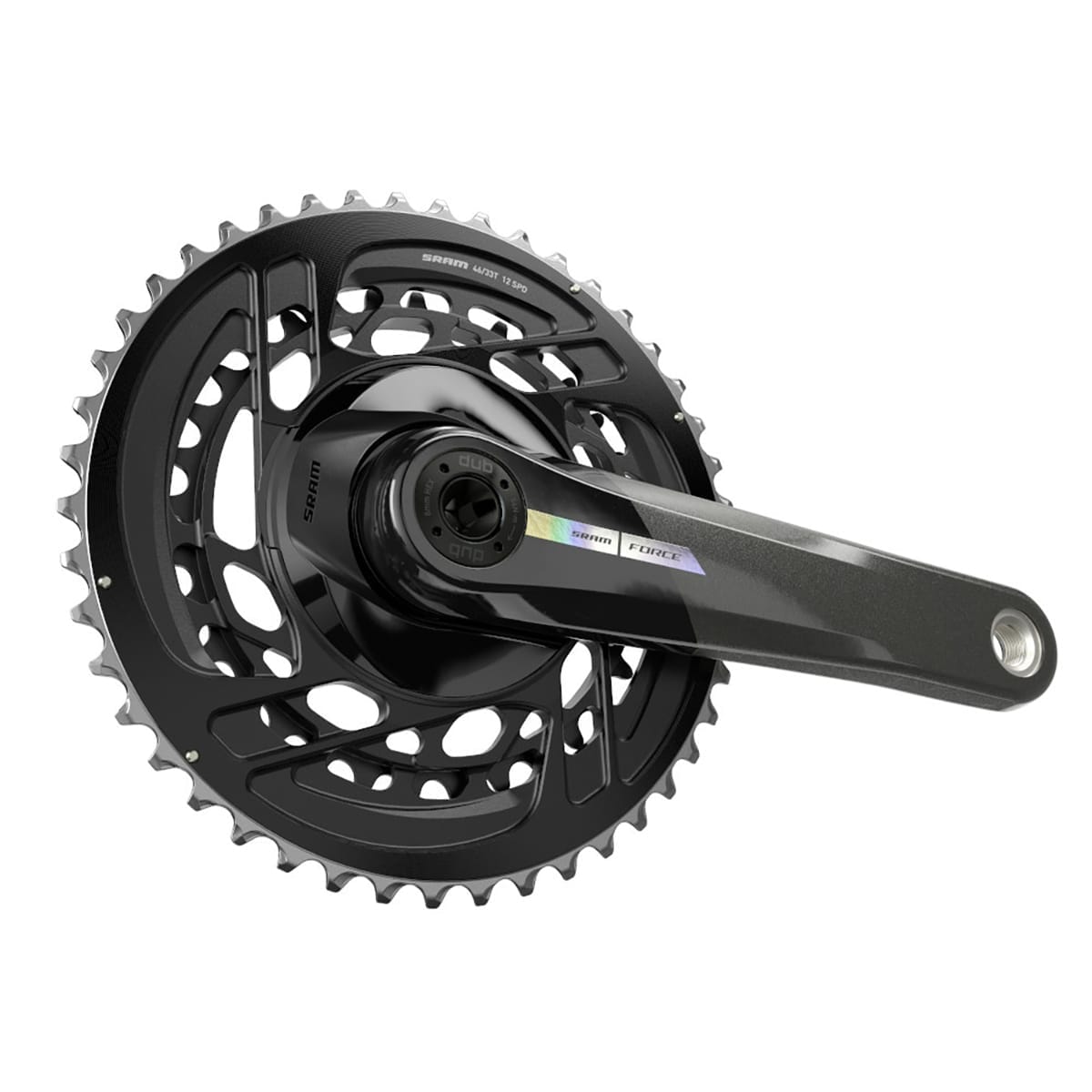 Krankarmssæt 12V SRAM FORCE D2 Double DUB Direct Mount Sort