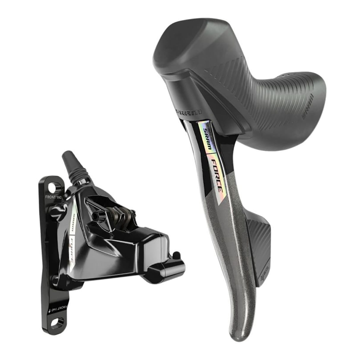 Complete Front Brake SRAM FORCE D2 AXS HRD Flat Mount Without Disc