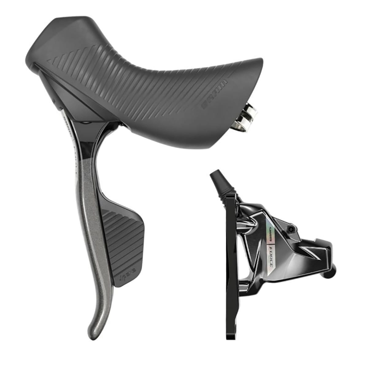 SRAM FORCE D2 AXS HRD Flat Mount Complete Front Brake Without Disc